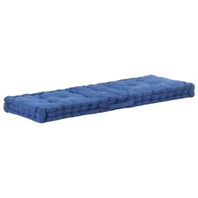Cojín para palés algodón azul claro 120x40x7 cm de , Cojines para sillas y sofás - Ref: Foro24-48687, Precio: 49,82 €, Descue...