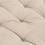 Cojín para palés algodón beige 120x40x7 cm de , Cojines para sillas y sofás - Ref: Foro24-48679, Precio: 49,78 €, Descuento: %