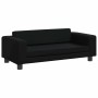 Cama de perros con extensión cuero sintético negro 100x50x30 cm de , Camas para perros - Ref: Foro24-172026, Precio: 127,13 €...