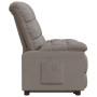 Sillón reclinable de tela gris taupe de , Sillones - Ref: Foro24-289804, Precio: 227,58 €, Descuento: -5%%