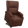 Sillón elevable cuero sintético marrón | Foro24.es | Tu tienda online para hogar, jardín y más Foro24.es