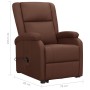 Sillón elevable cuero sintético marrón | Foro24.es | Tu tienda online para hogar, jardín y más Foro24.es