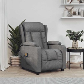 Sillón de masaje de tela gris oscuro de , Sillones de masaje eléctricos - Ref: Foro24-339059, Precio: 247,23 €, Descuento: %