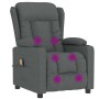Sillón de masaje de tela gris oscuro de , Sillones de masaje eléctricos - Ref: Foro24-339059, Precio: 247,23 €, Descuento: %