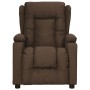 Sillón reclinable de tela marrón de , Sillones - Ref: Foro24-339052, Precio: 214,00 €, Descuento: %