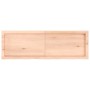 Estante de pared madera maciza roble sin tratar 120x40x(2-4) cm | Foro24.es | Tu tienda online para hogar, jardín y más Foro24.es