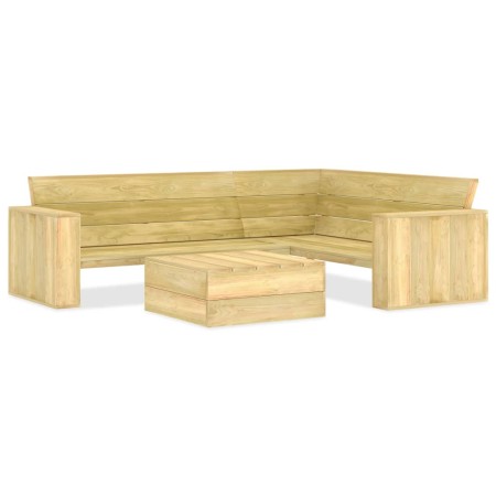 Juego de muebles de jardín 2 piezas madera de pino impregnada de , Conjuntos de jardín - Ref: Foro24-3053195, Precio: 504,34 ...