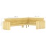 Juego de muebles de jardín 2 piezas madera de pino impregnada de , Conjuntos de jardín - Ref: Foro24-3053195, Precio: 504,34 ...