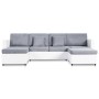 Sofá cama extraíble de 4 plazas cuero sintético blanco | Foro24.es | Tu tienda online para hogar, jardín y más Foro24.es