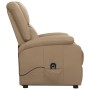 Sillón elevable cuero sintético color capuchino de , Sillones - Ref: Foro24-329691, Precio: 325,16 €, Descuento: %