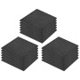 Losetas de goma protección de caídas 18 uds 50x50x3 cm negras en Materiales de construcción | Comprar online en Foru.es