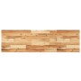 Estante flotante madera acacia maciza acabado aceite 120x40x4cm en Estanterías | Comprar online en Foru.es