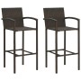 Conjunto de bar para jardín 3 piezas marrón | Foro24.es | Tu tienda online para hogar, jardín y más Foro24.es