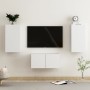 Set de muebles de salón TV 3 piezas madera de ingeniería blanco de , Muebles TV - Ref: Foro24-3078657, Precio: 98,76 €, Descu...