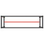 Estructura banco de trabajo metal negro y rojo mate 170x50x79cm de , Patas para mesas - Ref: Foro24-151452, Precio: 107,96 €,...