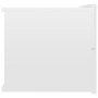 Mesita de noche madera contrachapada blanco brillo 40x30x30cm de , Mesitas de noche - Ref: Foro24-801065, Precio: 48,79 €, De...