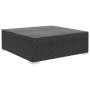 Set de muebles de jardín 8 pzas y cojines ratán sintético negro de , Conjuntos de jardín - Ref: Foro24-41271, Precio: 745,24 ...