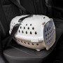 Trasportín de mascotas PP blanco y marrón 50x34,5x32 cm de , Transportines y cajas para mascotas - Ref: Foro24-171804, Precio...