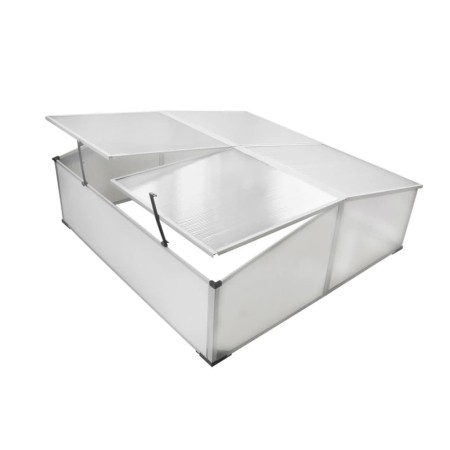 Vivero con 4 tapas 108x110x41 cm de , Invernaderos - Ref: Foro24-40214, Precio: 77,39 €, Descuento: %