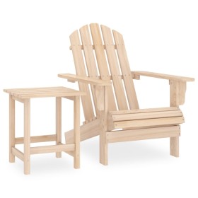 Silla con otomana y mesa jardín Adirondack abeto macizo de , Conjuntos de jardín - Ref: Foro24-315922, Precio: 86,10 €, Descu...