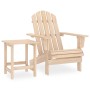 Silla con otomana y mesa jardín Adirondack abeto macizo de , Conjuntos de jardín - Ref: Foro24-315922, Precio: 86,10 €, Descu...
