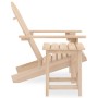 Silla con otomana y mesa jardín Adirondack abeto macizo de , Conjuntos de jardín - Ref: Foro24-315922, Precio: 86,10 €, Descu...