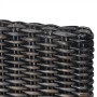 Sillas de comedor ratán Kubu y madera mango negro 2 unidades de , Sillas de comedor - Ref: Foro24-246656, Precio: 220,74 €, D...