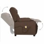 Sillón de masaje elevable de tela marrón de , Sillones de masaje eléctricos - Ref: Foro24-3093437, Precio: 307,24 €, Descuent...