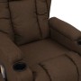 Sillón de masaje elevable de tela marrón de , Sillones de masaje eléctricos - Ref: Foro24-3093437, Precio: 307,24 €, Descuent...