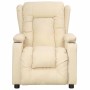 Sillón de masaje elevable tela color crema de , Sillones de masaje eléctricos - Ref: Foro24-3093442, Precio: 289,90 €, Descue...