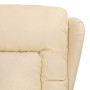 Sillón de masaje elevable tela color crema de , Sillones de masaje eléctricos - Ref: Foro24-3093442, Precio: 289,90 €, Descue...