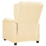 Sillón reclinable eléctrico de cuero sintético crema | Foro24.es | Tu tienda online para hogar, jardín y más Foro24.es