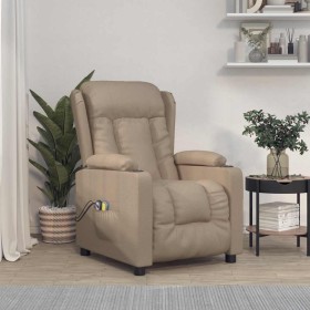 Sillón de masaje eléctrico cuero sintético color capuchino de , Sillones de masaje eléctricos - Ref: Foro24-3098810, Precio: ...