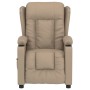 Sillón de masaje eléctrico cuero sintético color capuchino de , Sillones de masaje eléctricos - Ref: Foro24-3098810, Precio: ...