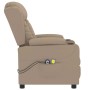 Sillón de masaje eléctrico cuero sintético color capuchino de , Sillones de masaje eléctricos - Ref: Foro24-3098810, Precio: ...