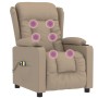 Sillón de masaje eléctrico cuero sintético color capuchino de , Sillones de masaje eléctricos - Ref: Foro24-3098810, Precio: ...