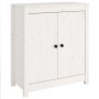 Aparador 2 uds de madera maciza de pino blanco 70x35x80 cm de , Aparadores - Ref: Foro24-3114065, Precio: 201,60 €, Descuento: %