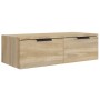 Armarios de pared 2 uds contrachapada roble Sonoma 68x30x20 cm de , Estantes y estanterías - Ref: Foro24-3115894, Precio: 97,...