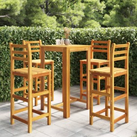 Comprar Juego muebles de bar para jardín 5 pzas