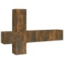 Set de muebles de TV 5 pzas madera contrachapada roble ahumado de , Muebles TV - Ref: Foro24-3120221, Precio: 141,97 €, Descu...
