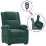 Sillón de masaje elevable terciopelo verde oscuro de , Sillones de masaje eléctricos - Ref: Foro24-3124838, Precio: 279,22 €,...