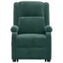 Sillón de masaje elevable terciopelo verde oscuro de , Sillones de masaje eléctricos - Ref: Foro24-3124838, Precio: 279,22 €,...