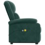 Sillón de masaje elevable terciopelo verde oscuro de , Sillones de masaje eléctricos - Ref: Foro24-3124838, Precio: 279,22 €,...