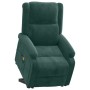 Sillón de masaje elevable terciopelo verde oscuro de , Sillones de masaje eléctricos - Ref: Foro24-3124838, Precio: 279,22 €,...