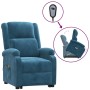 Sillón de masaje elevable terciopelo azul de , Sillones de masaje eléctricos - Ref: Foro24-3124846, Precio: 337,20 €, Descuen...