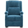 Sillón de masaje elevable terciopelo azul de , Sillones de masaje eléctricos - Ref: Foro24-3124846, Precio: 337,20 €, Descuen...