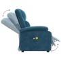Sillón de masaje elevable terciopelo azul de , Sillones de masaje eléctricos - Ref: Foro24-3124846, Precio: 337,20 €, Descuen...