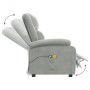 Sillón de masaje eléctrico terciopelo gris claro de , Sillones de masaje eléctricos - Ref: Foro24-3098404, Precio: 264,01 €, ...