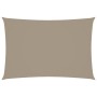 Toldo de vela rectangular tela Oxford gris taupe 3x5 m en Sombrillas | Comprar online en Foru.es