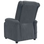 Sillón reclinable eléctrico de terciopelo gris oscuro de , Sillones - Ref: Foro24-3098394, Precio: 218,14 €, Descuento: %